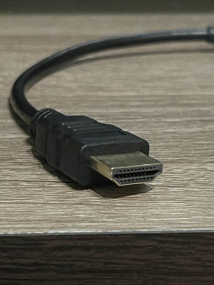 Кабель-перехідник HDMI -> VGA емулятор конвертер адаптер з аудіо 3.5мм