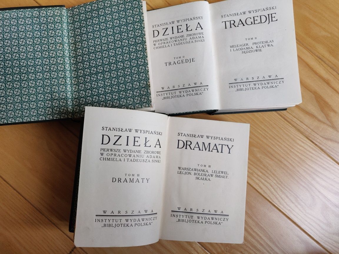 Stanisław Wyspiański Dzieła I-III tomy, Dramaty i Tragedie