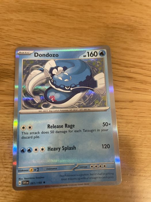 Carta pokeimone em excelente estado