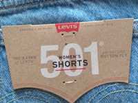 Szorty damskie Levi's 501 28 niebieskie