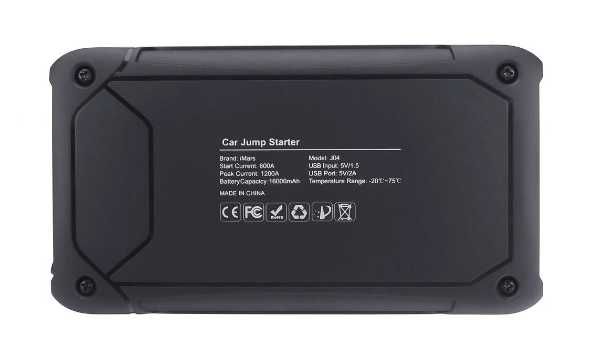 iMars J04 Jump Starter 1200A Powerbank 16000mAh