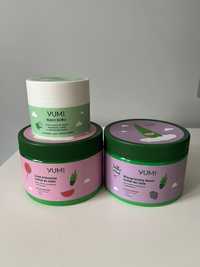 Zestaw nawilżających kosmetyków do ciała marki yumi