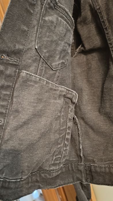 Czarna kurtka jeansowa Sinsay XS