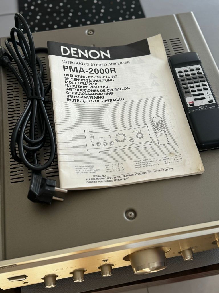 Wzmacniacz Denon PMA-2000R w Idealnym Stanie + Pilot i Instrukcja!