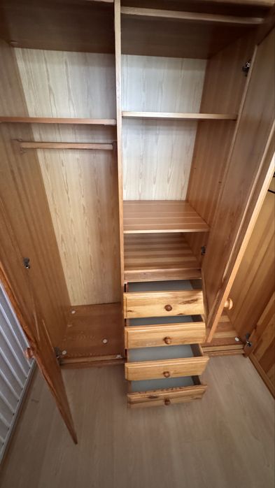 Szafa z litego drewna sosnowa 200 x 153 x 59