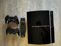 PlayStation 3 + 2 pady + pilot + 24 gry – komplet, sprawne