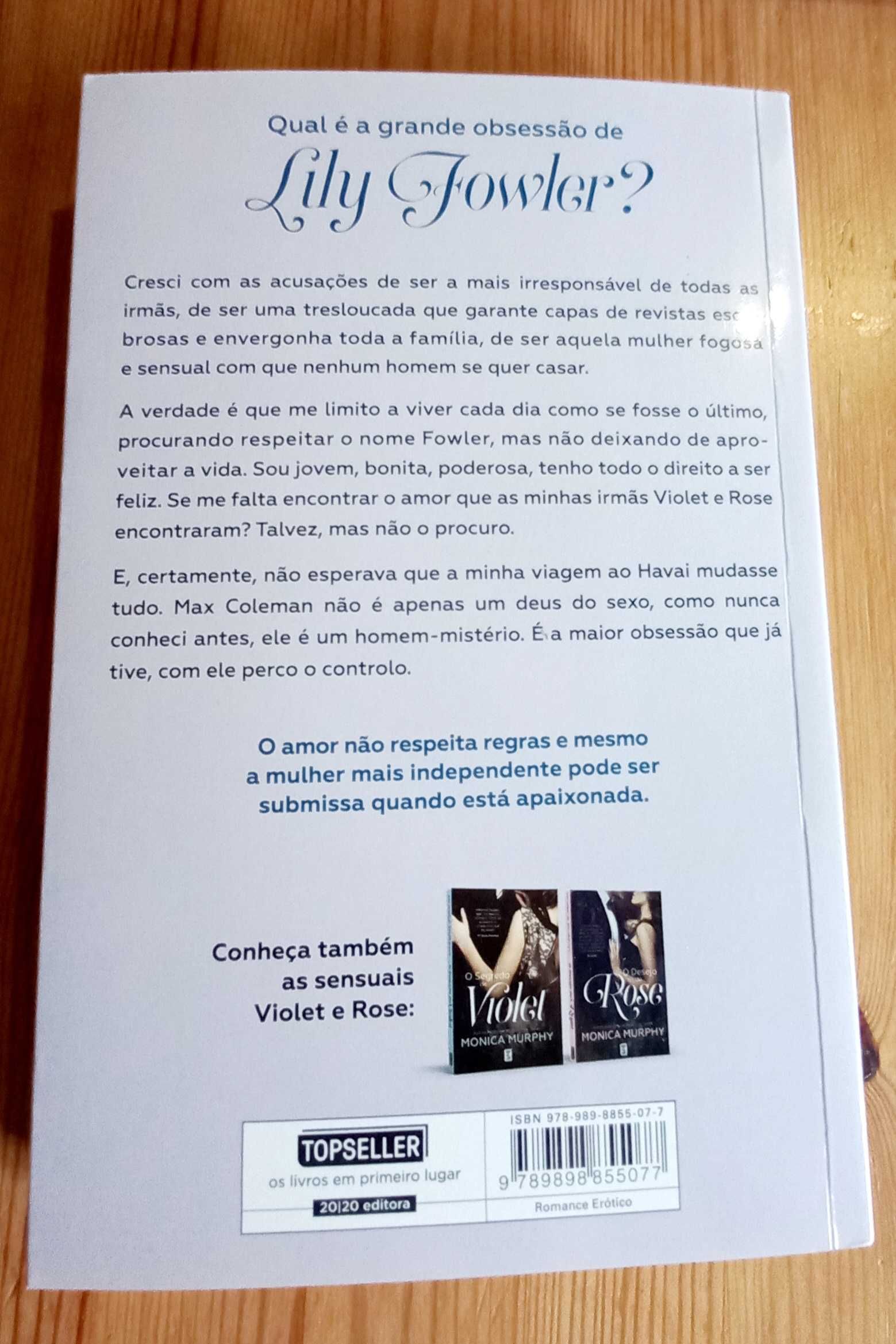 "A Submissão de Lily" - Livro 3 da Saga de Mónica Murphy