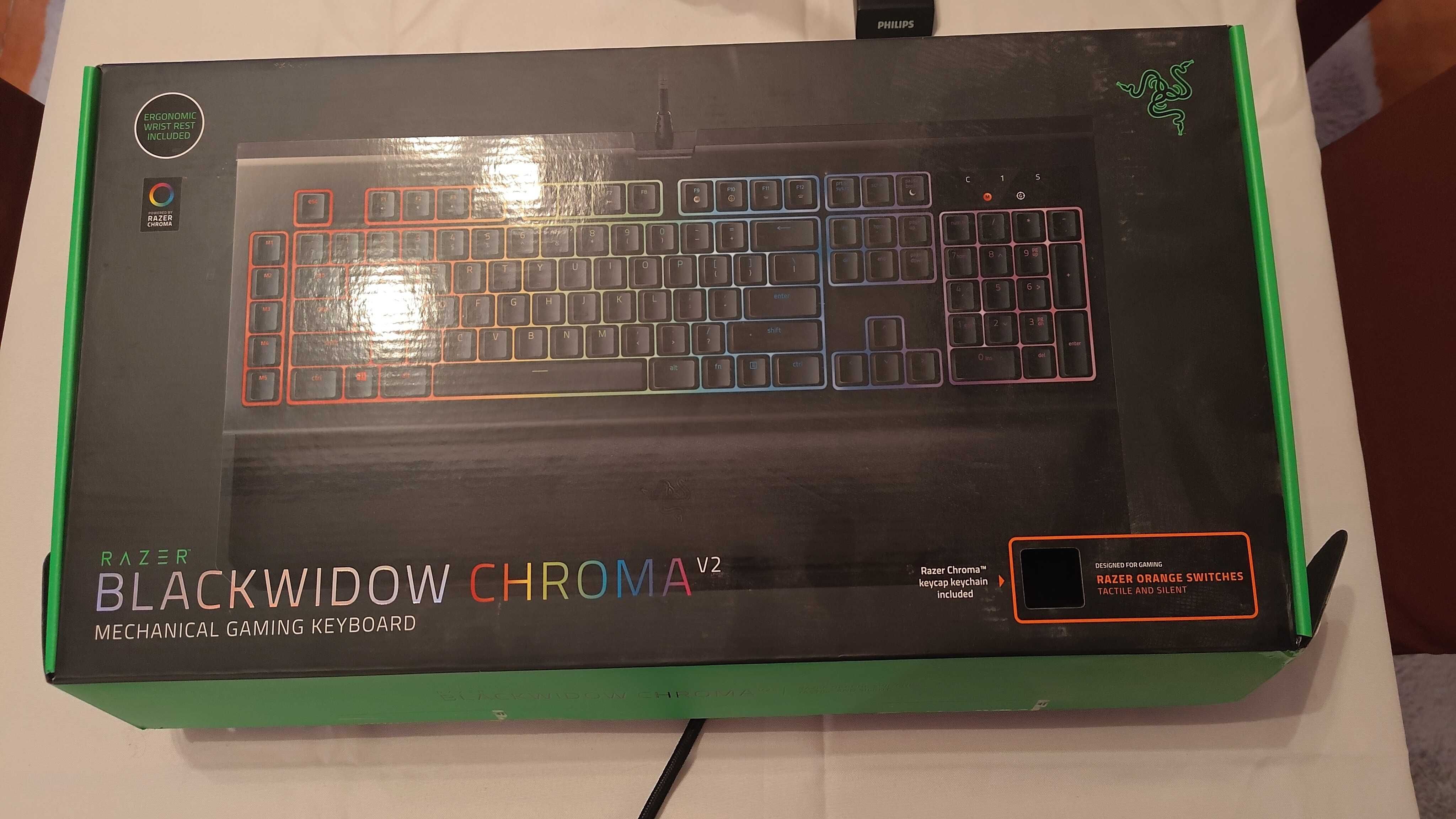 Klawiatura Razer Blackwidow Chroma v2 Orange Switch