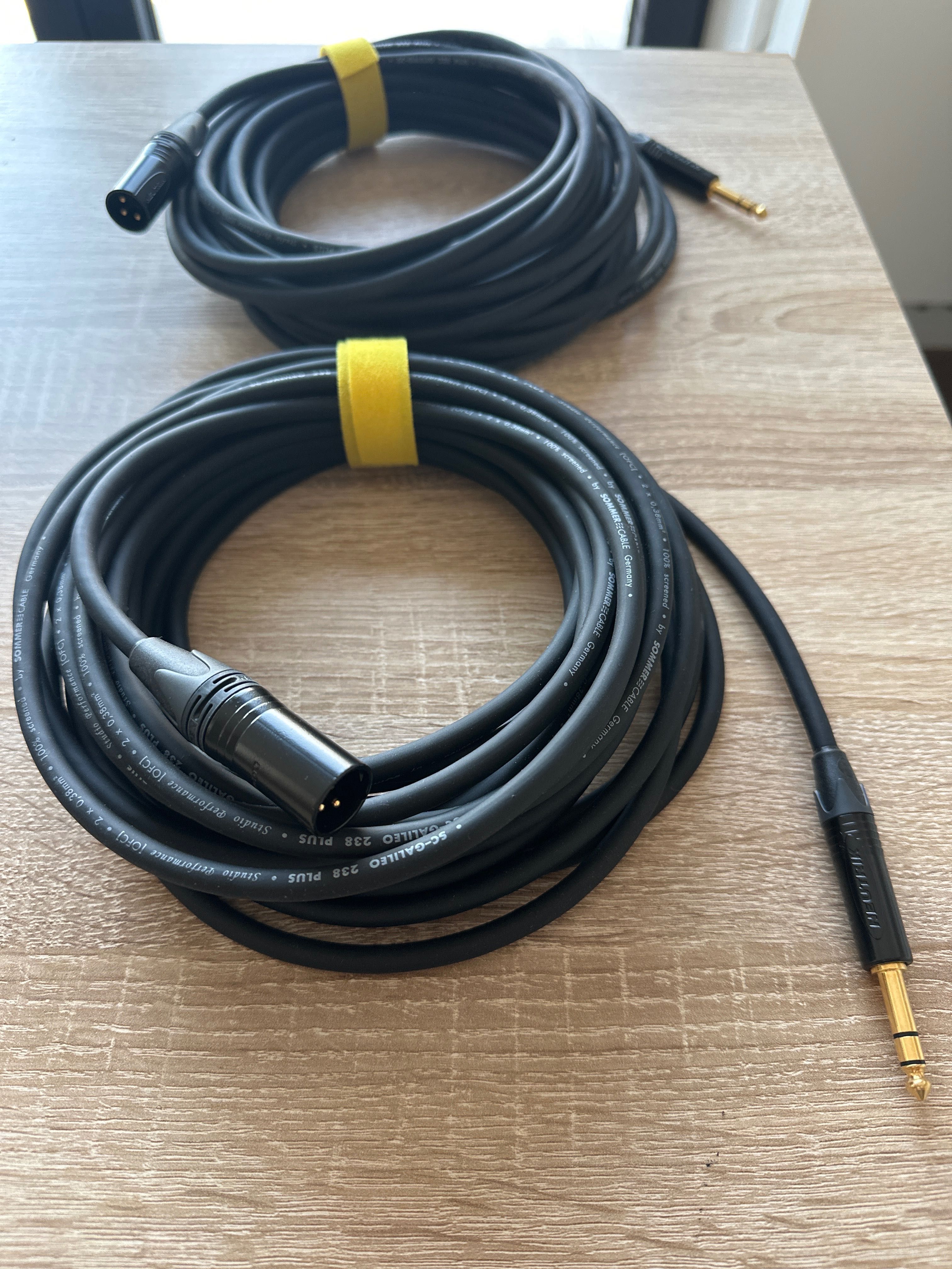 Kabel XLR - Jack Stereo Sommer 10 m Neutrik Galileo szt2