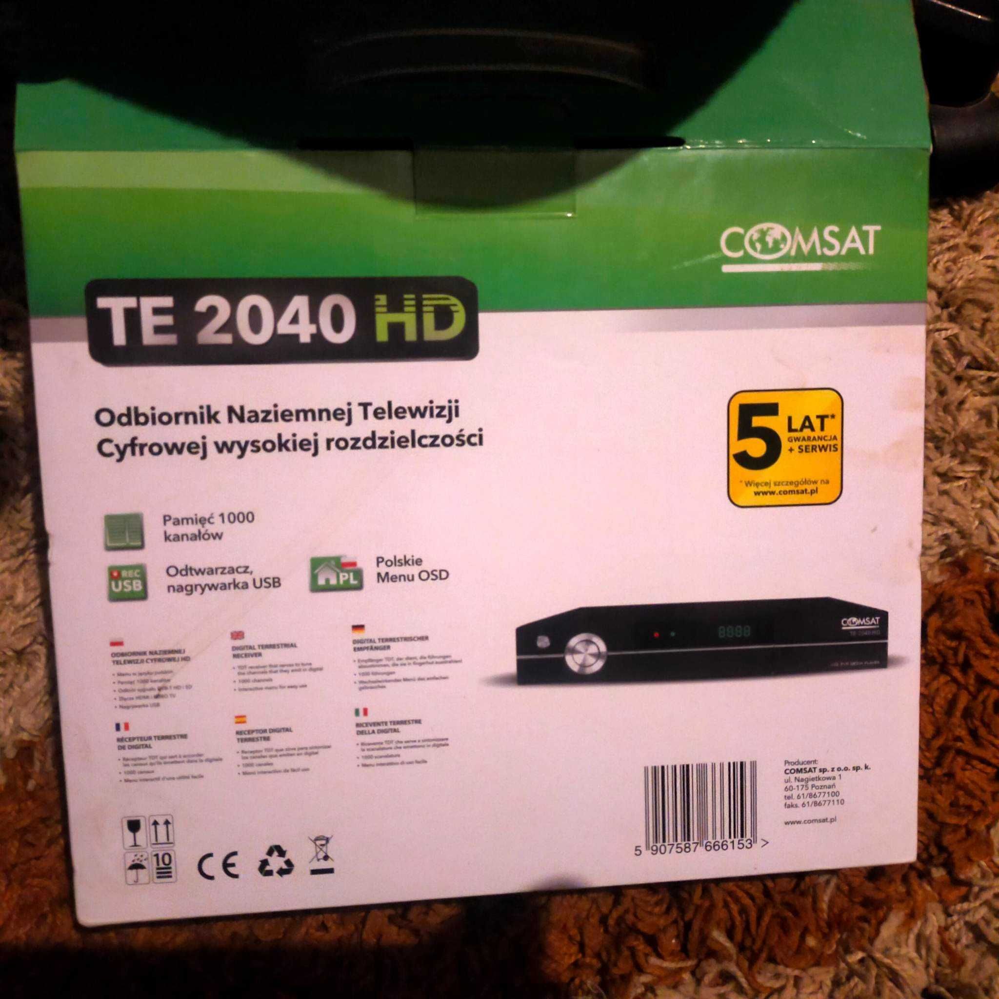 Tuner TV Comsat TE 2040 DVB-T HD