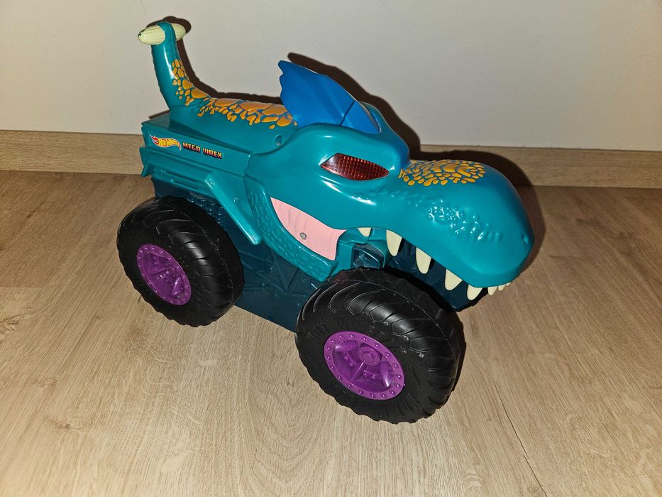 Hot Wheels Monster Trucks Pożeracz aut Mega Wrex