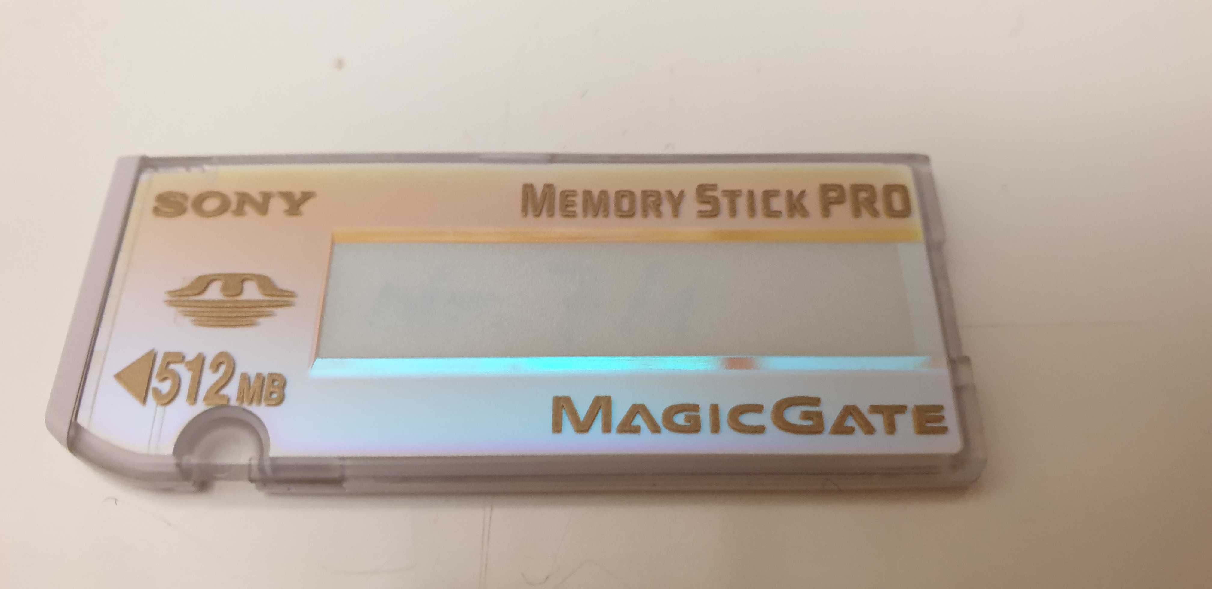 Sony Memory Stick PRO 512MB, pamięć