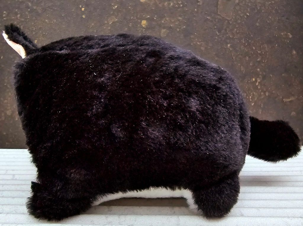 Nowy super pluszak maskotka kwadratowy czarny Kot Kotek - zabawki