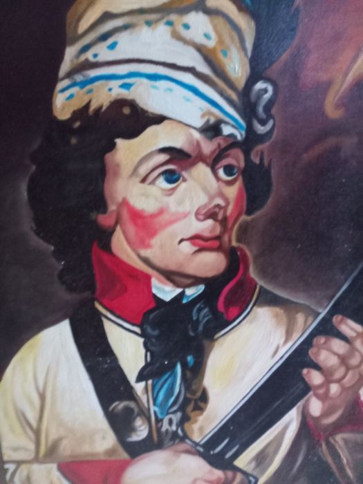 Piękny obraz T.Kosciuszko na płótnie