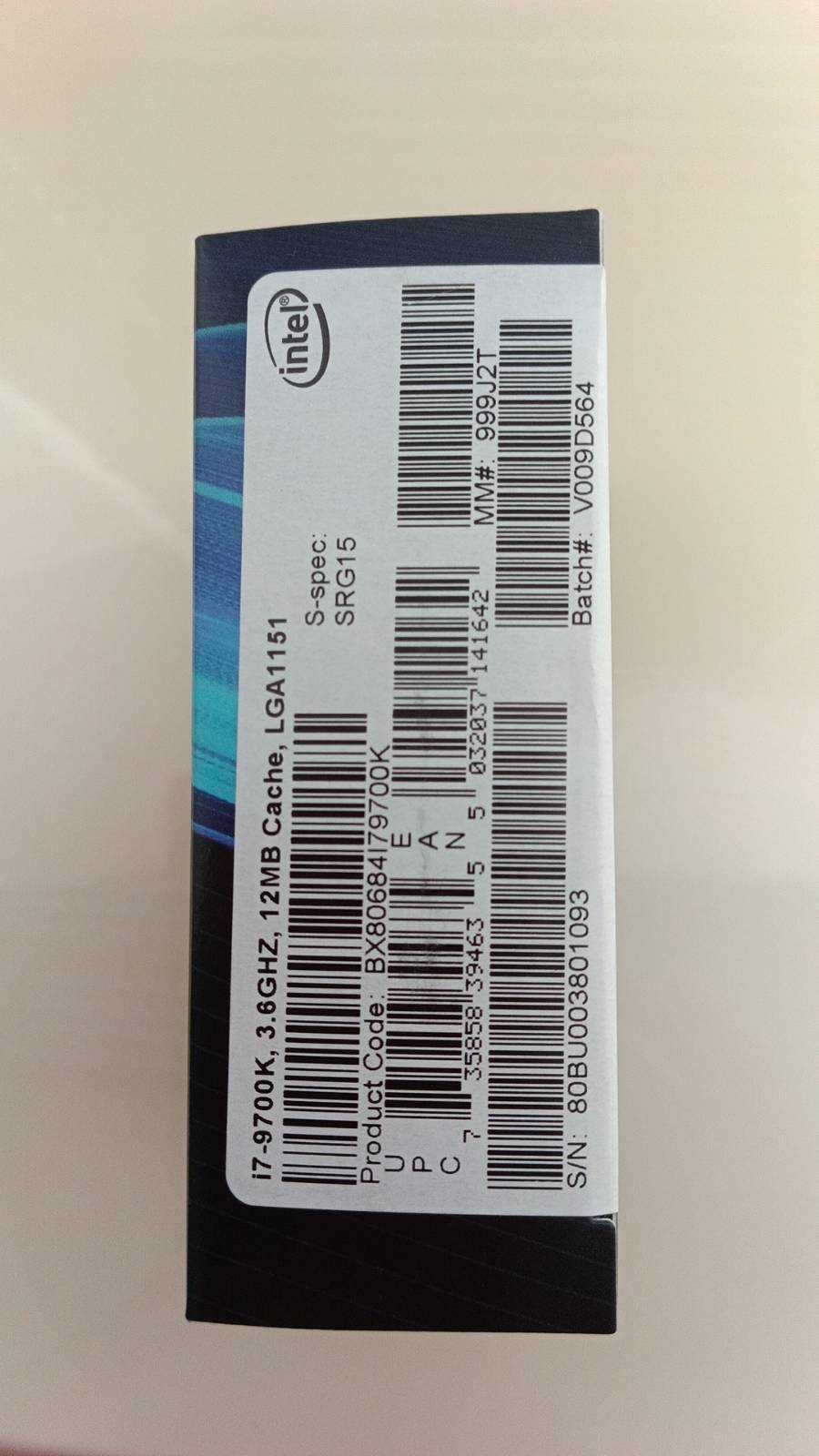 Продам  процесор i7 9700k Intel