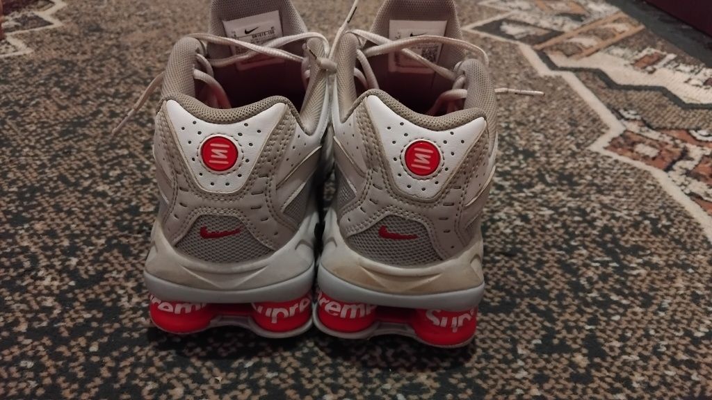 Shox x Supreme білі