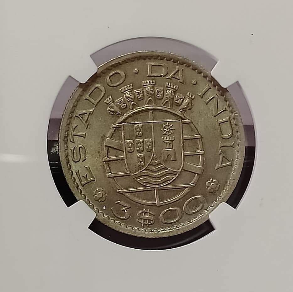 Índia 3$00 1958 MS64