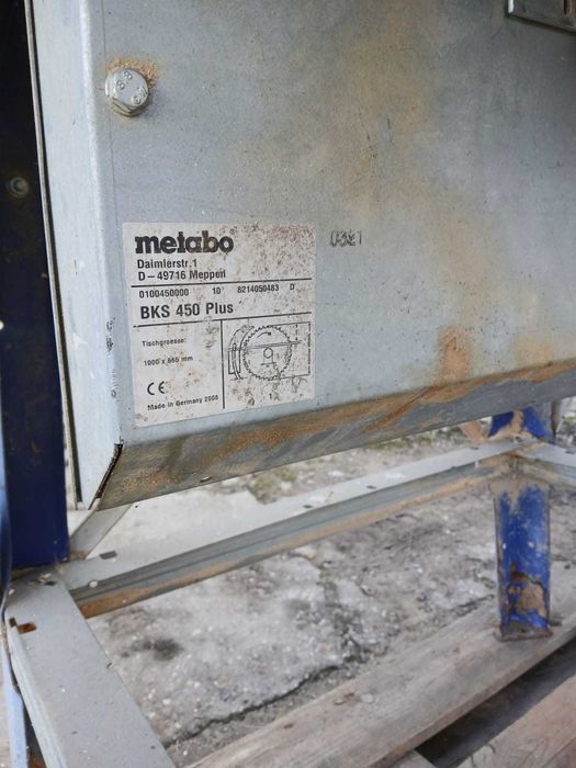 Piła tarczowa metabo BKS 450