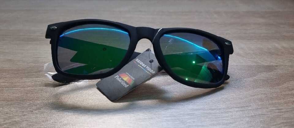 Okulary przeciwsłoneczne z polaryzacją Zielone
