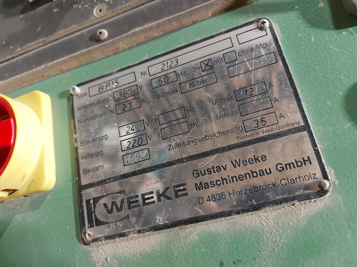 Ploter frezarka CNC do drewna Gustav Weeke