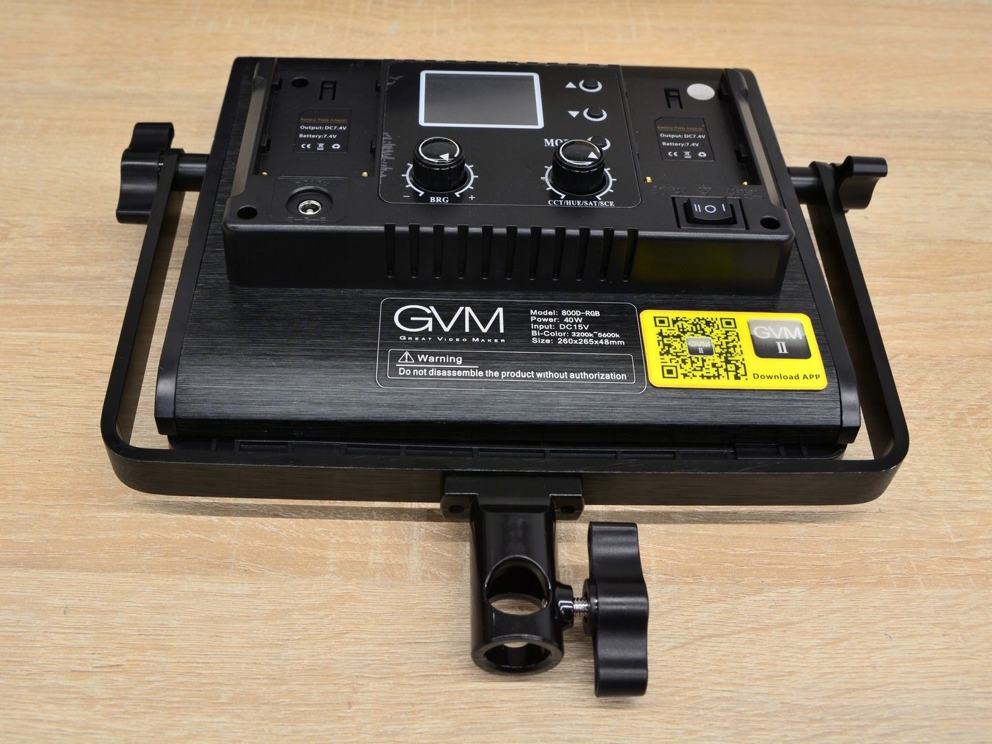 Професійне студійне світло GVM 560AS (3200-5600K) +штатив