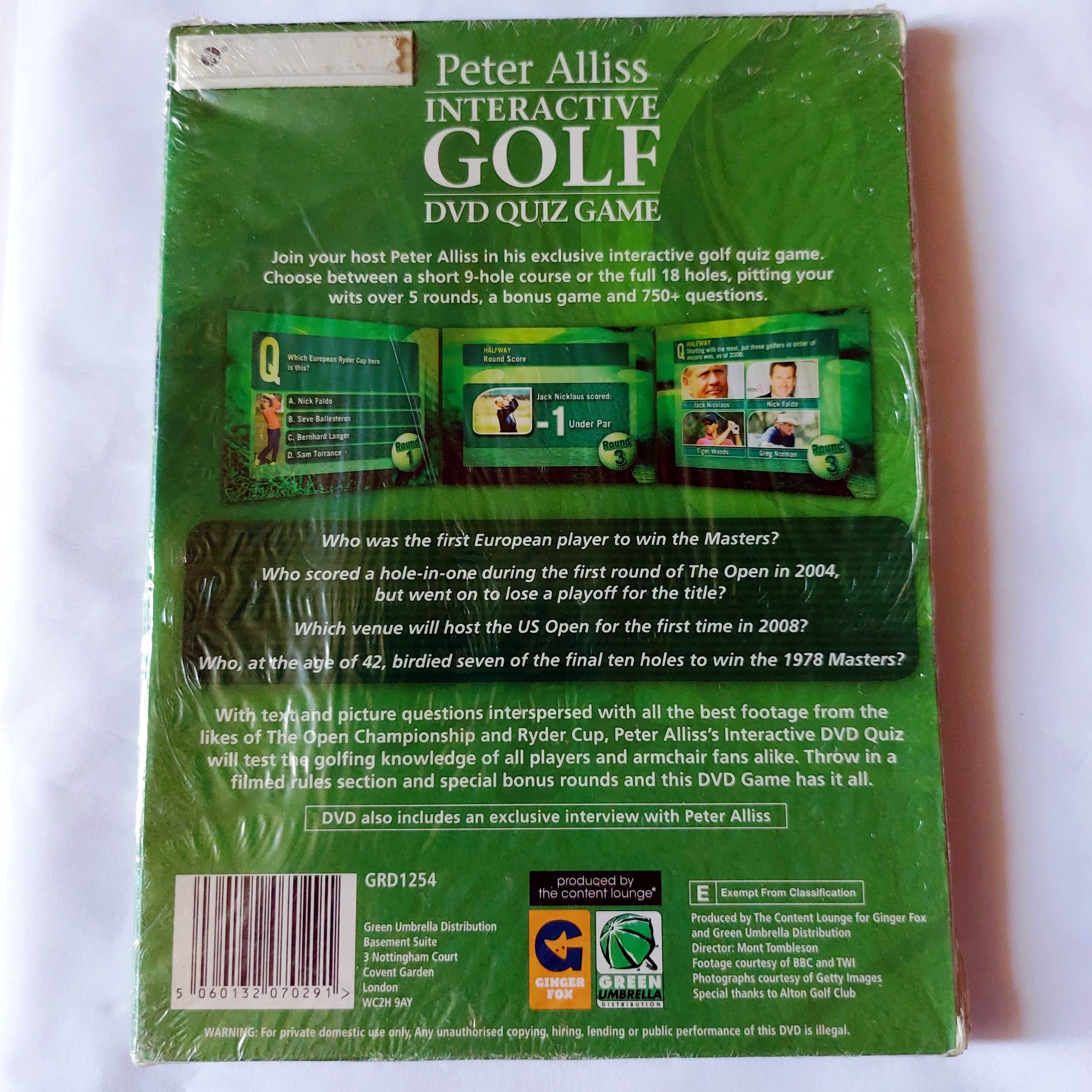 Golf Quiz Game | gra multimedialna na komputer lub odtwarzacz