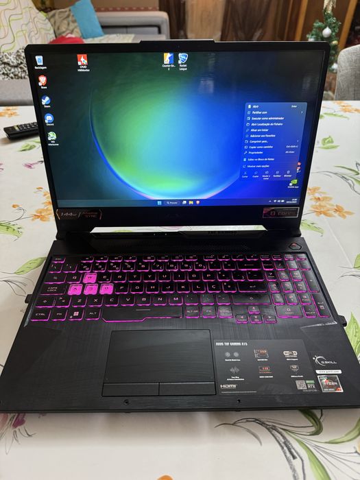 Portatil gaming asus tuf rtx3060 32gb ryzen 7 5800h