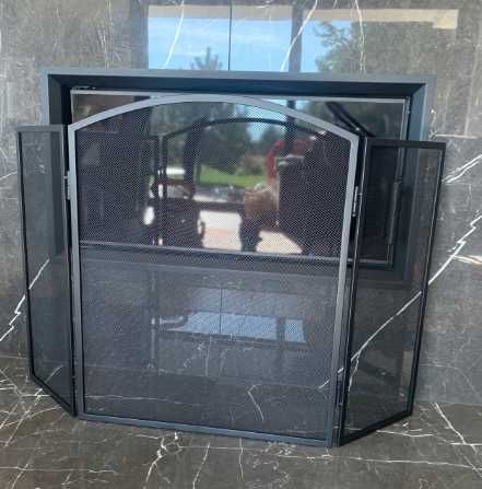 Решітка для каміну, екран для каміну