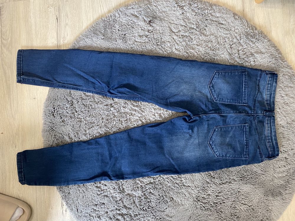 Spodnie dżinsowe high waist wysoki stan skinny jeans jeansy