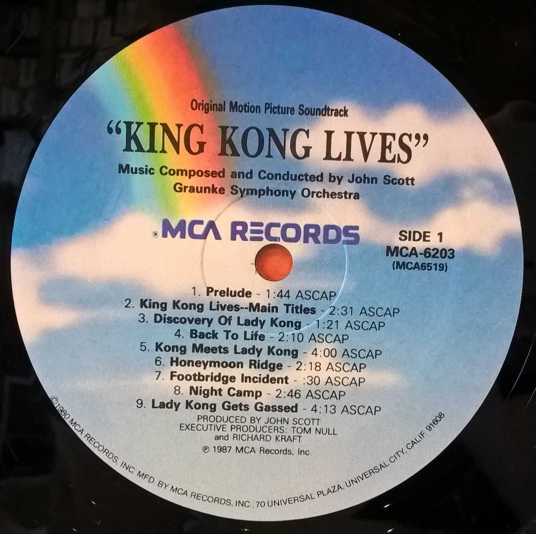 King Kong Lives (Original Motion Picture Soundtrack) John Scott