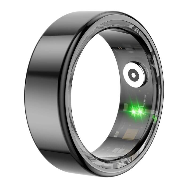 Smart Ring Colmi R02 Pulsometr, Spo2, Sen Do 6 Dni Czarny