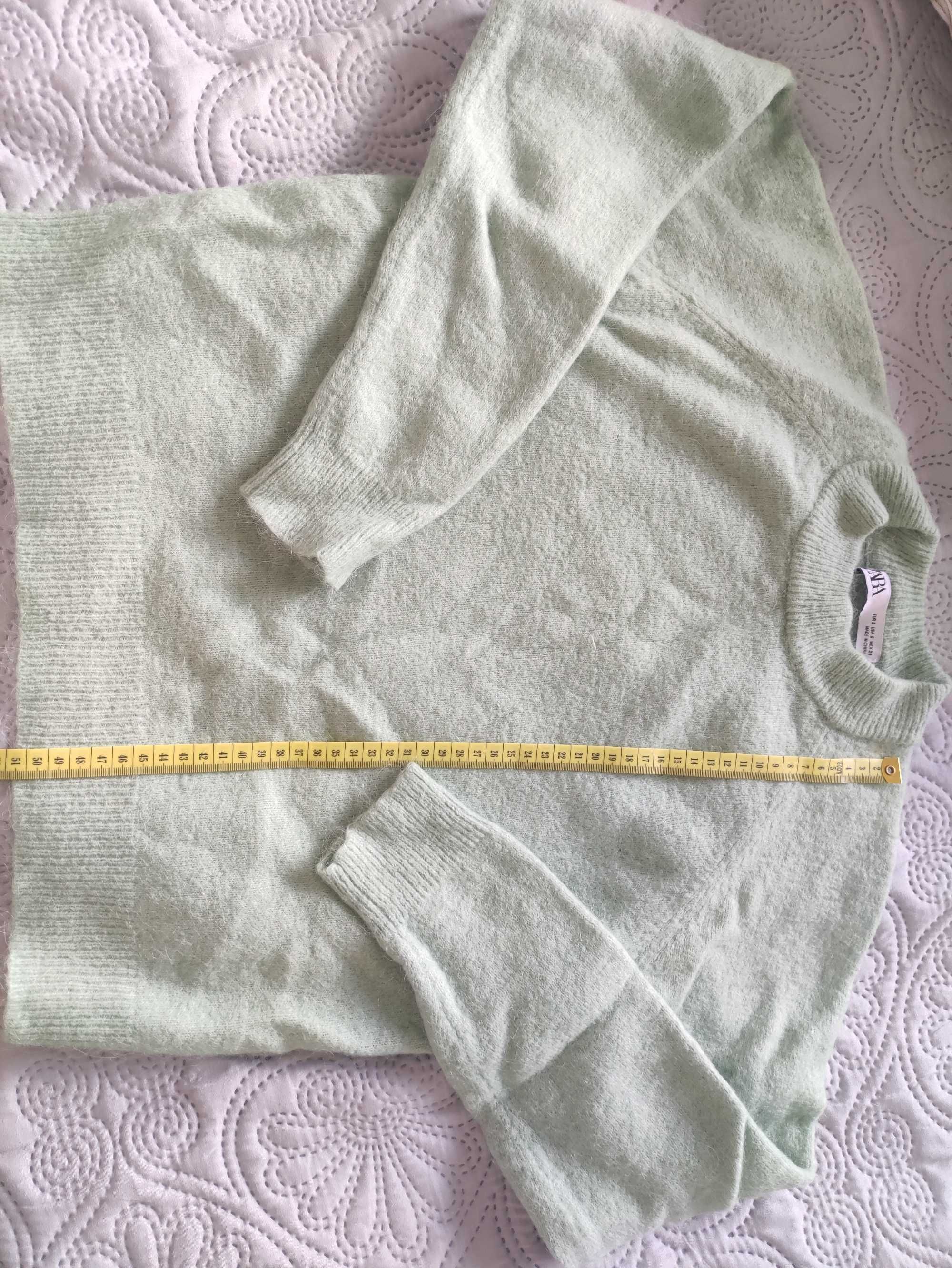 Sweter Zara, wełna i alpaka