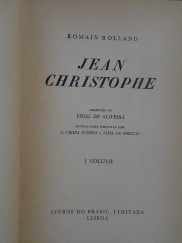 Jean Christophe de Romain Rolland - 5 Volumes