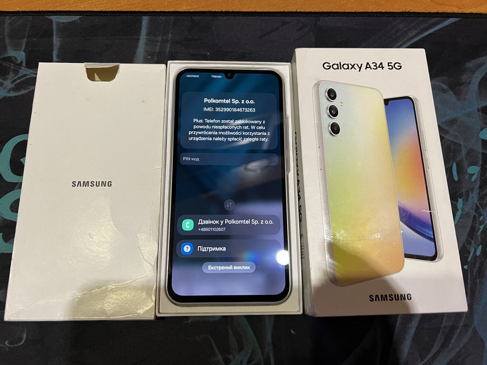 Samsung A34 5g 6/128 на запчастини/розблокировку