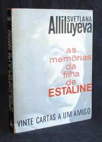 Livro Vinte Cartas a um Amigo Memórias da filha de Estaline