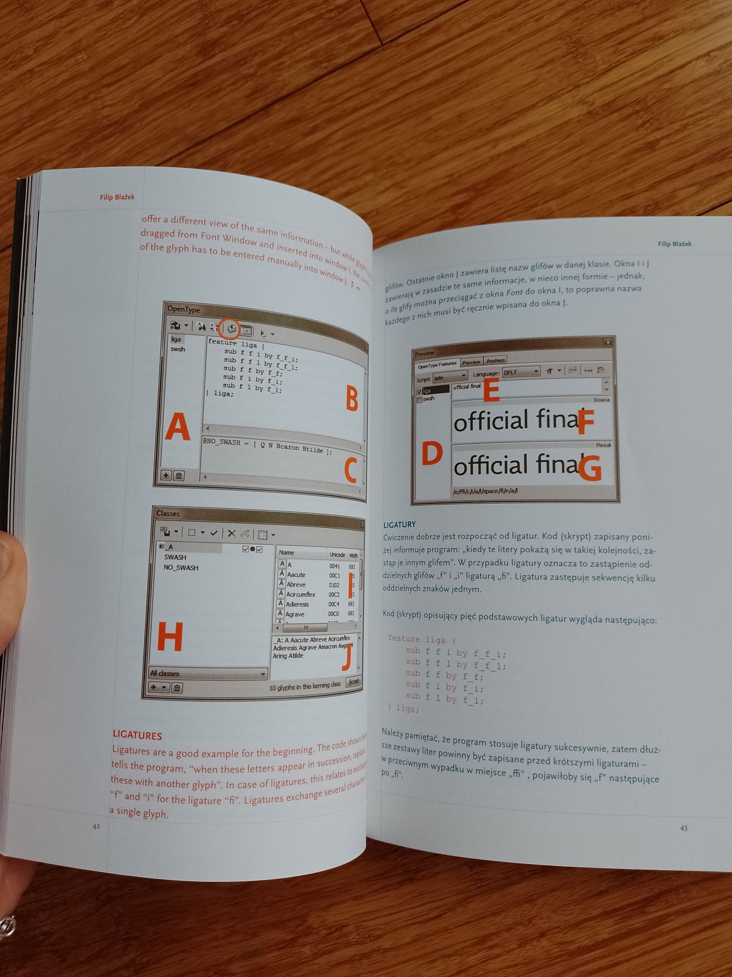Ala ma font(a) - Lapikon - książka z warsztatów projektowania pisma