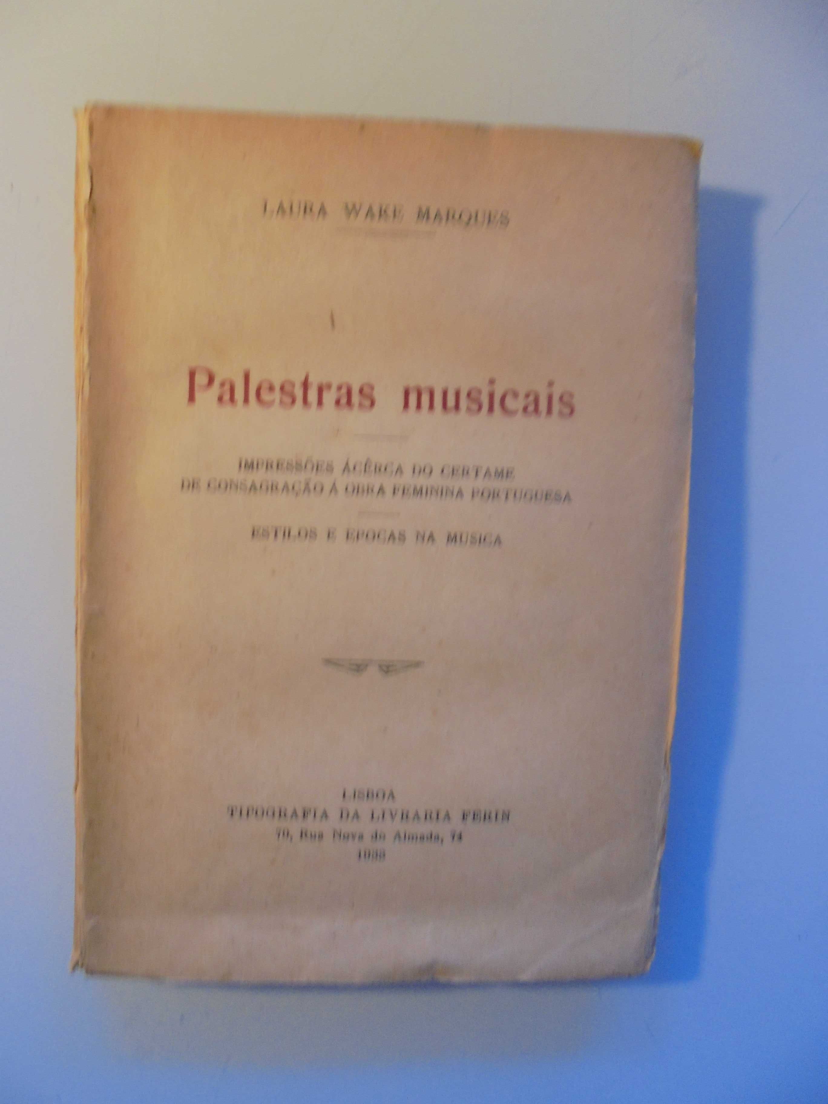 Marques (Laura Wake);Palestras Musicais