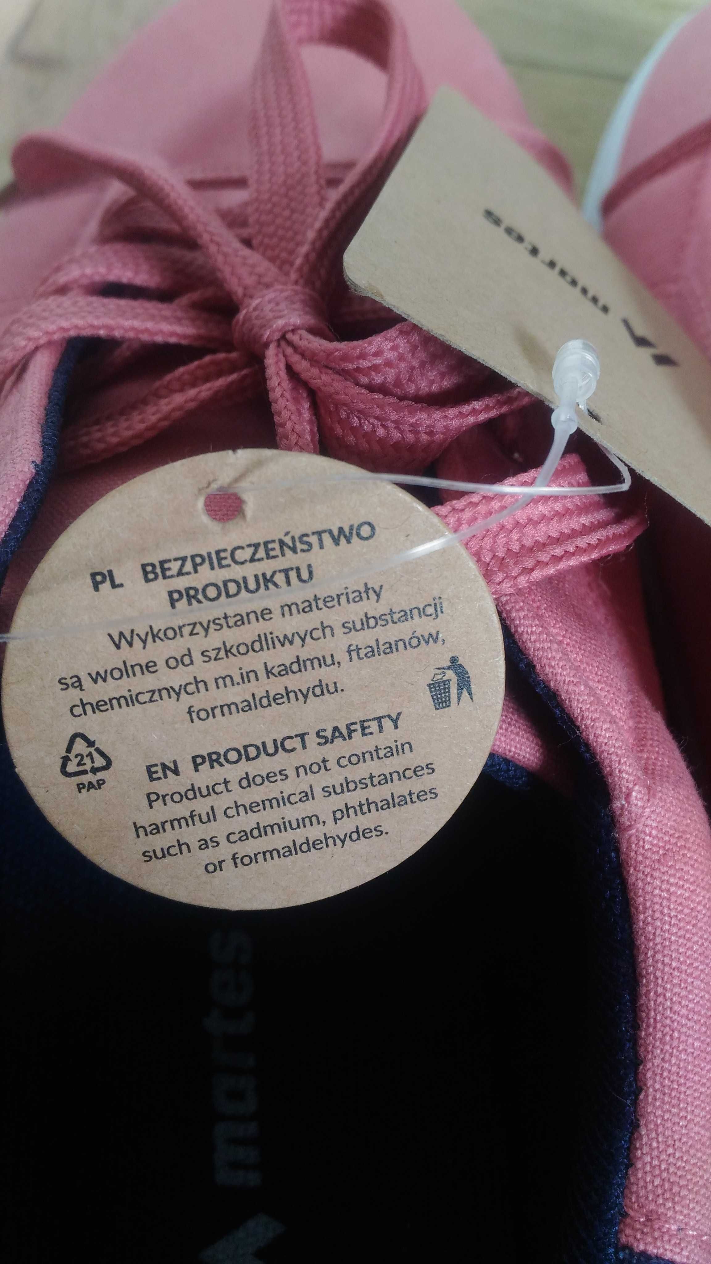 Sneakersy trampki Martes Sport NOWE łososiowe r. 40