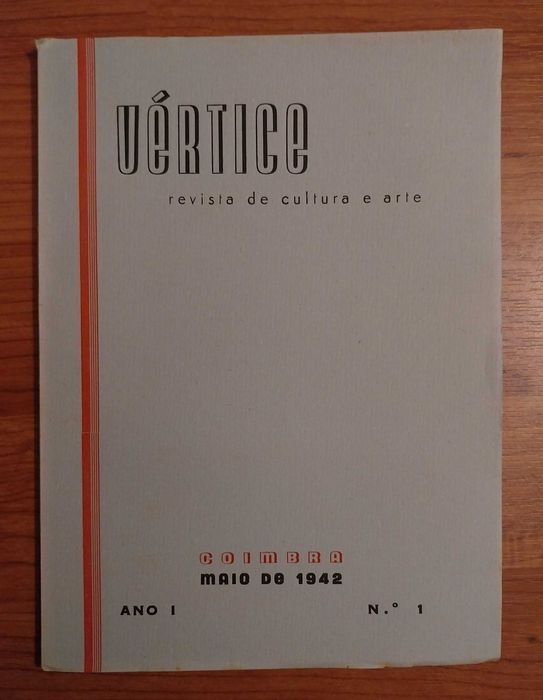 Vértice N.1 revista de cultura e arte Ano1 N.1 Maio 1942