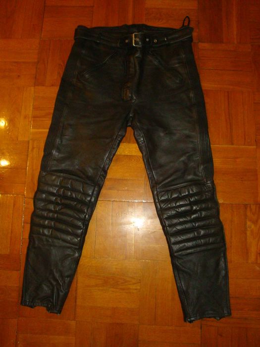 Брюки KRAWEHL кожаные, размер 50-52 ( М-L )
