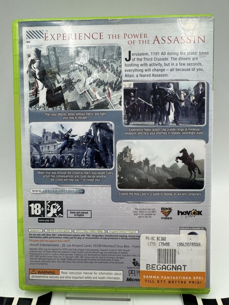 Gra Assassins Creed Xbox 360 Gwarancja