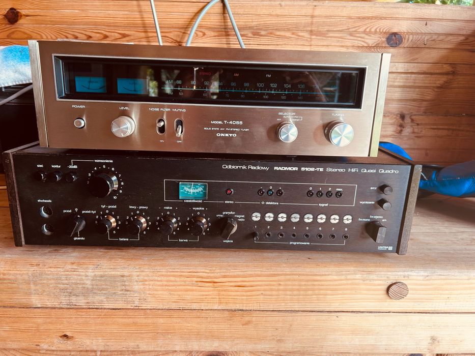 Radmor 5102 TE, piekny, czarny amplituner