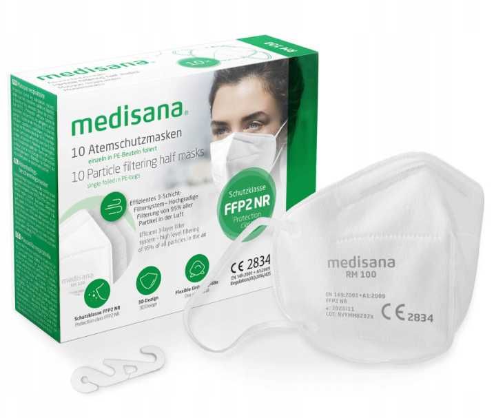 10x Maseczka ochronna Medisana RM 100 FFP2 / KN 95