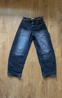 Bershka Carpenter Jeansy Relaxed Fit 40