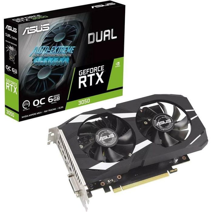 Відеокарта Asus Dual GeForce RTX 3050 OC 6144MB