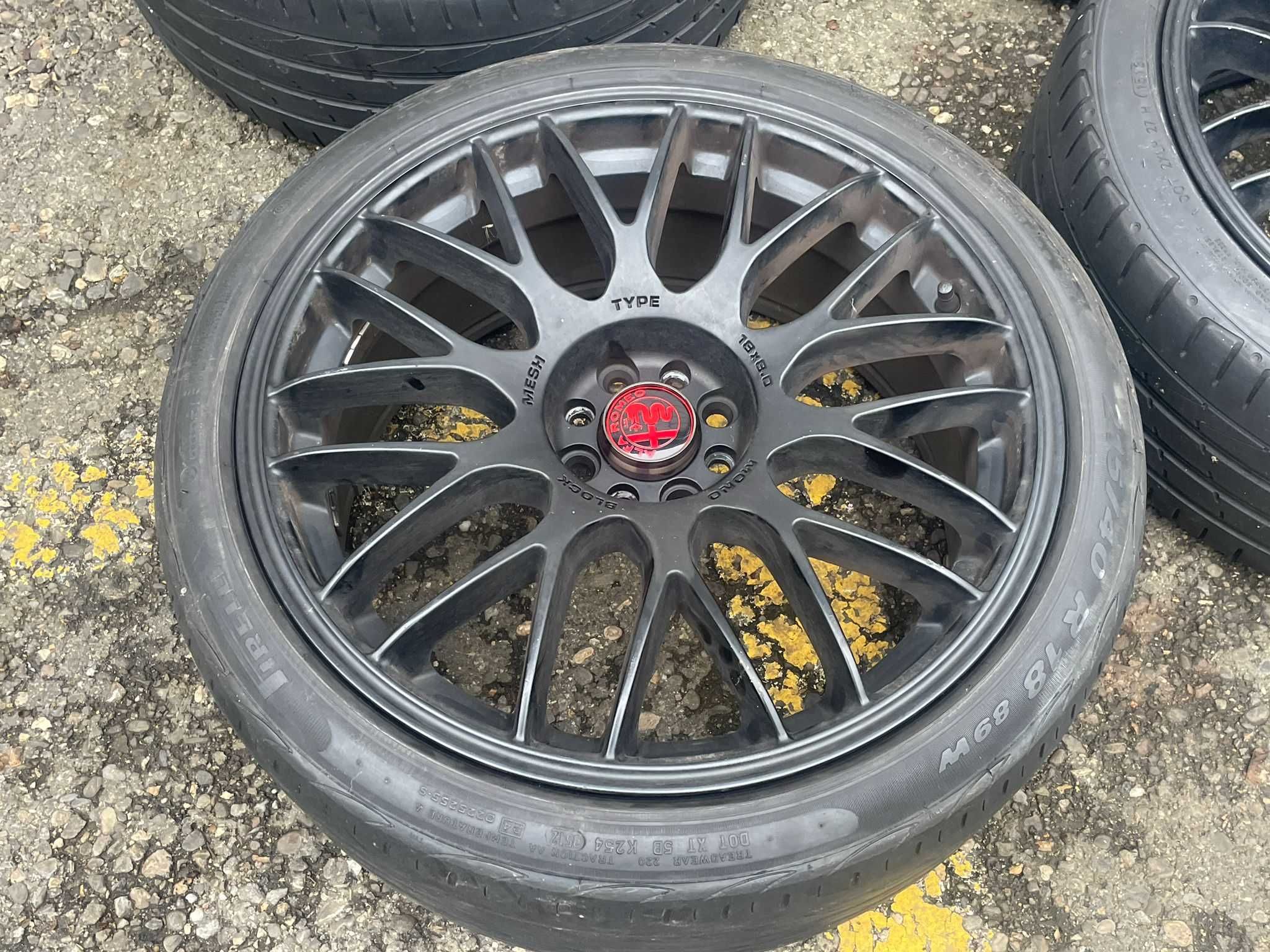Felgi Tenzo-R 18" 4x98 i 4x100 dystanse + szpilki Alfa Romeo Fiat