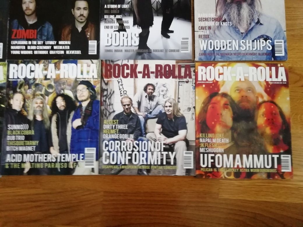 Rock-a-rolla Magazine (Preço para o Lote) Revista Música Alternativa