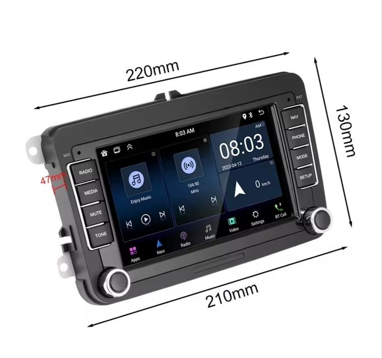 Radio Android VW Passat Golf Touran Polo EOS Skoda Octavia Superb Seat