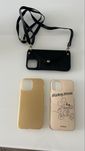 iPhone 12 Pro case etui pokrowiec Złoty Mickey Mouse Czarny z paskiem