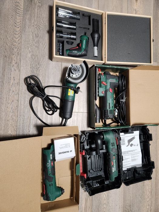 Лобзик, болгарка, шруповерт Parkside